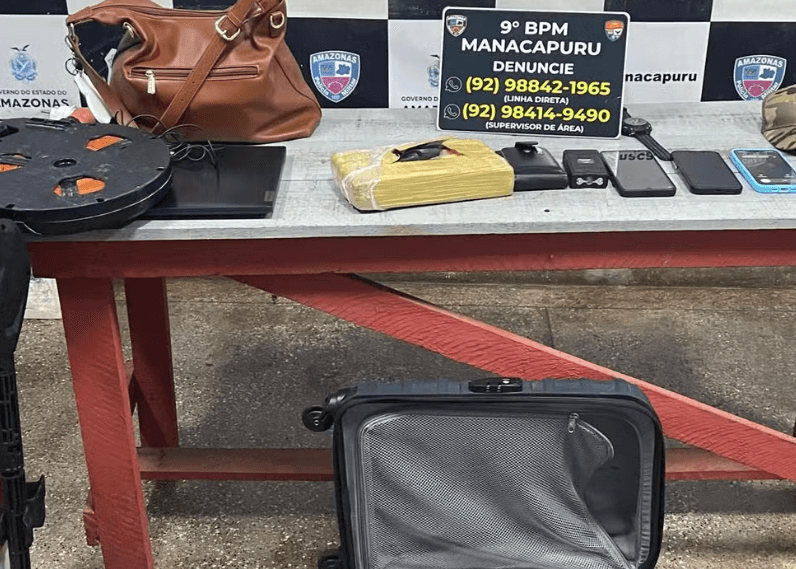 Bombeiro militar é preso com cocaína em Manacapuru