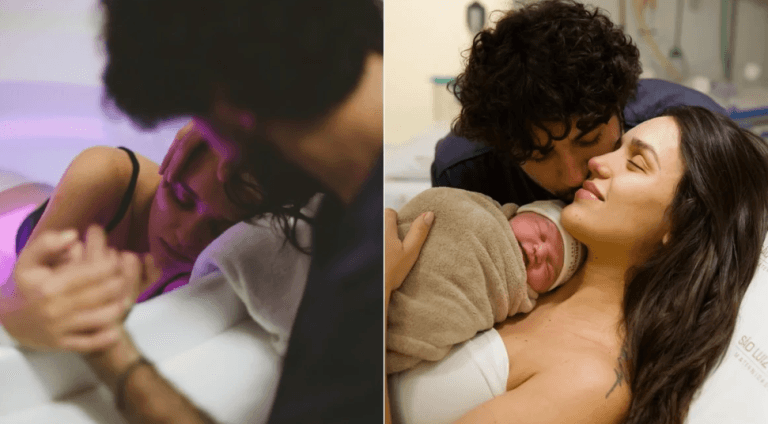 Rafa Kalimann e Nattan celebram nascimento da primeira filha, Zuza