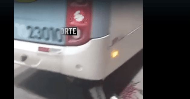 VÍDEO: Passageiro é esmagado por ônibus no T4 em Manaus