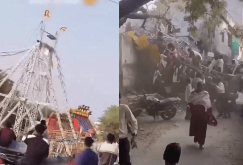 Brinquedo de parque quebra e deixa 14 crianças feridas na Índia