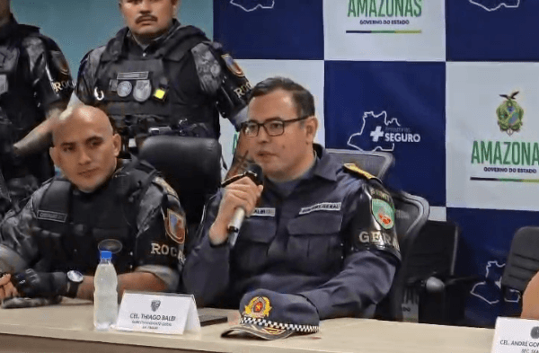 PM reforça cerco no Parque Mosaico após fuga de suspeito de matar filho em Manaus