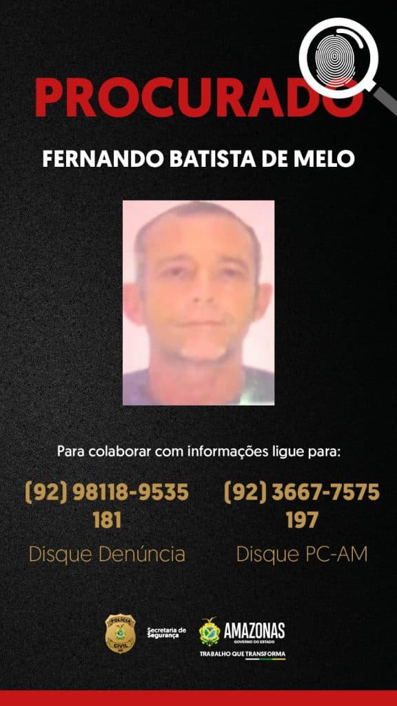 Pai que matou filho de 4 anos em Manaus é procurado pela polícia