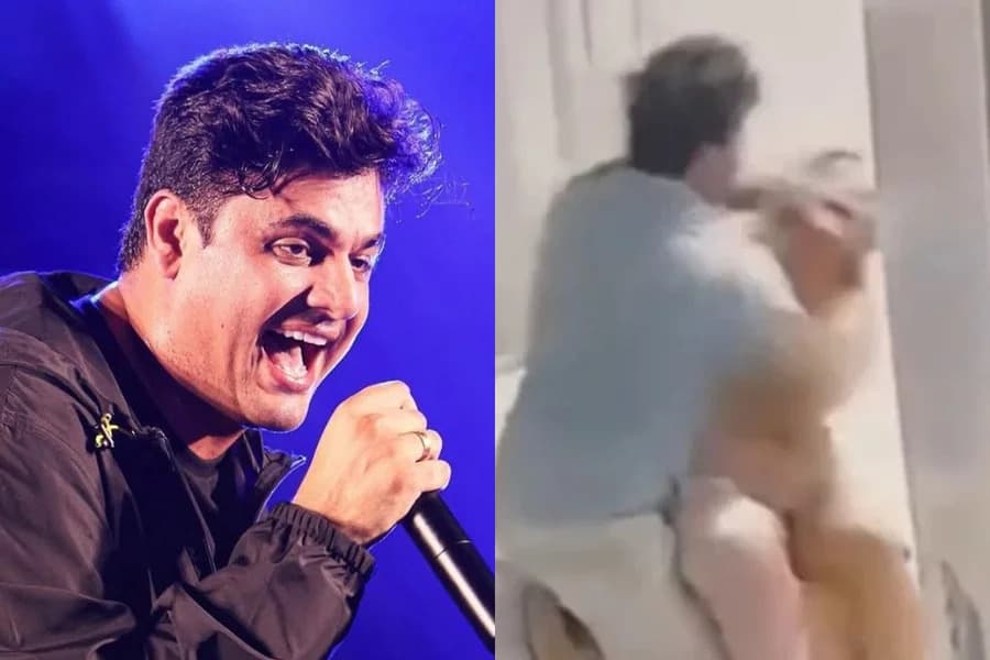 VÍDEO: Cantor João Lima se entrega à polícia após ser filmado agredindo a esposa