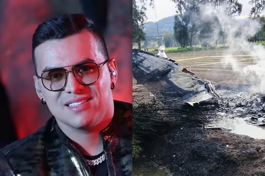 Cantor colombiano tem sonho com acidente aéreo e morre em queda de avião dias depois