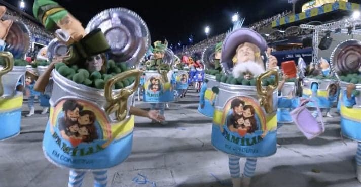 Desfile sobre Lula na Sapucaí revolta políticos de direita; veja reações