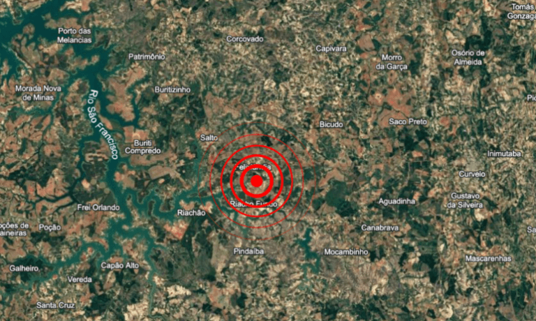 Tremores de magnitude 2.5 são registrados em Minas Gerais