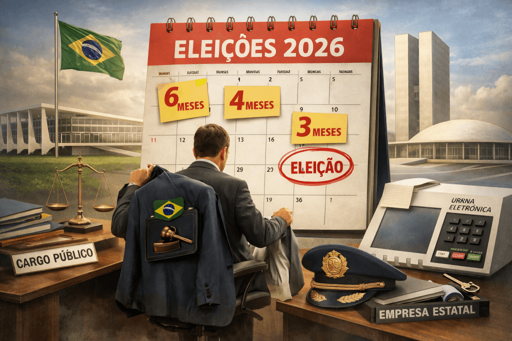 Eleições 2026: prazos de desincompatibilização definem quem pode disputar cargos no país