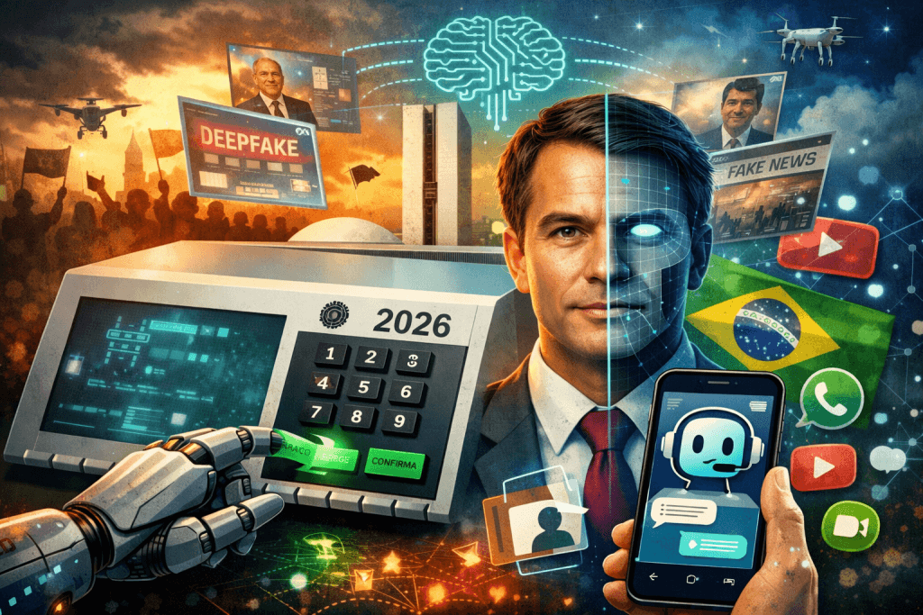 Eleições de 2026 entram na era da inteligência artificial e ampliam desafio contra a desinformação