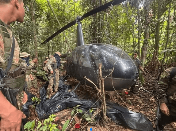 Tráfico de drogas: órgãos de segurança destróem laboratório e capturam helicóptero