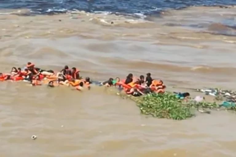 Duas mortes são confirmadas após naufrágio de lancha no Encontro das Águas