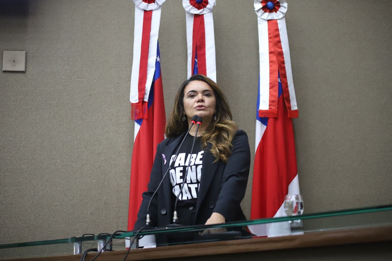 “Gostamos de ganhar flores, mas preferimos respeito”, diz deputada ao defender direitos das mulheres