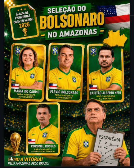 “Time de Bolsonaro” no Amazonas testa nova estratégica para jogo
