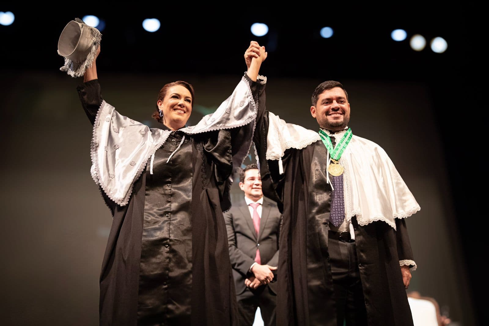 André Zogahib e Katia Couceiro tomam posse para novo mandato na reitoria da UEA