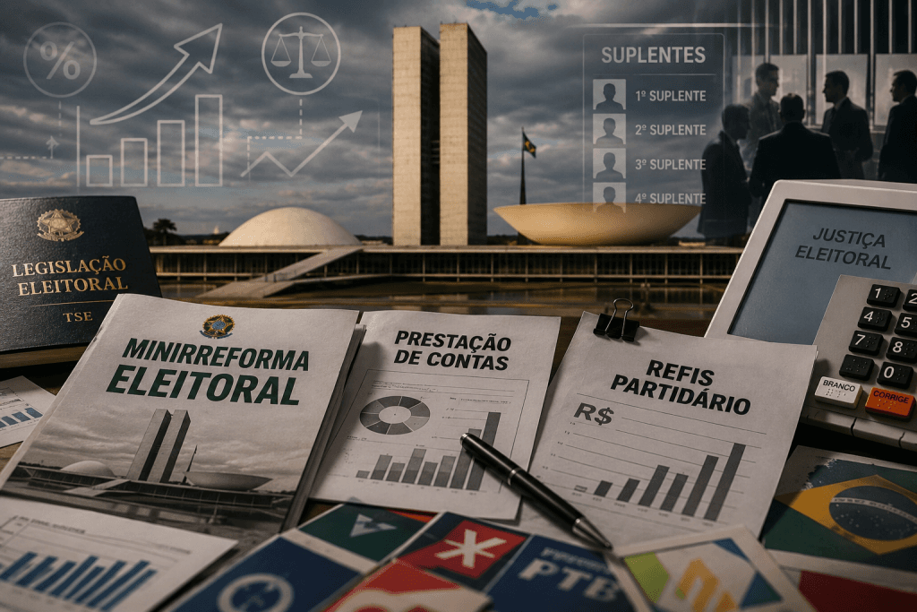 Nova minirreforma eleitoral altera regras de suplentes, fusões e dívidas partidárias
