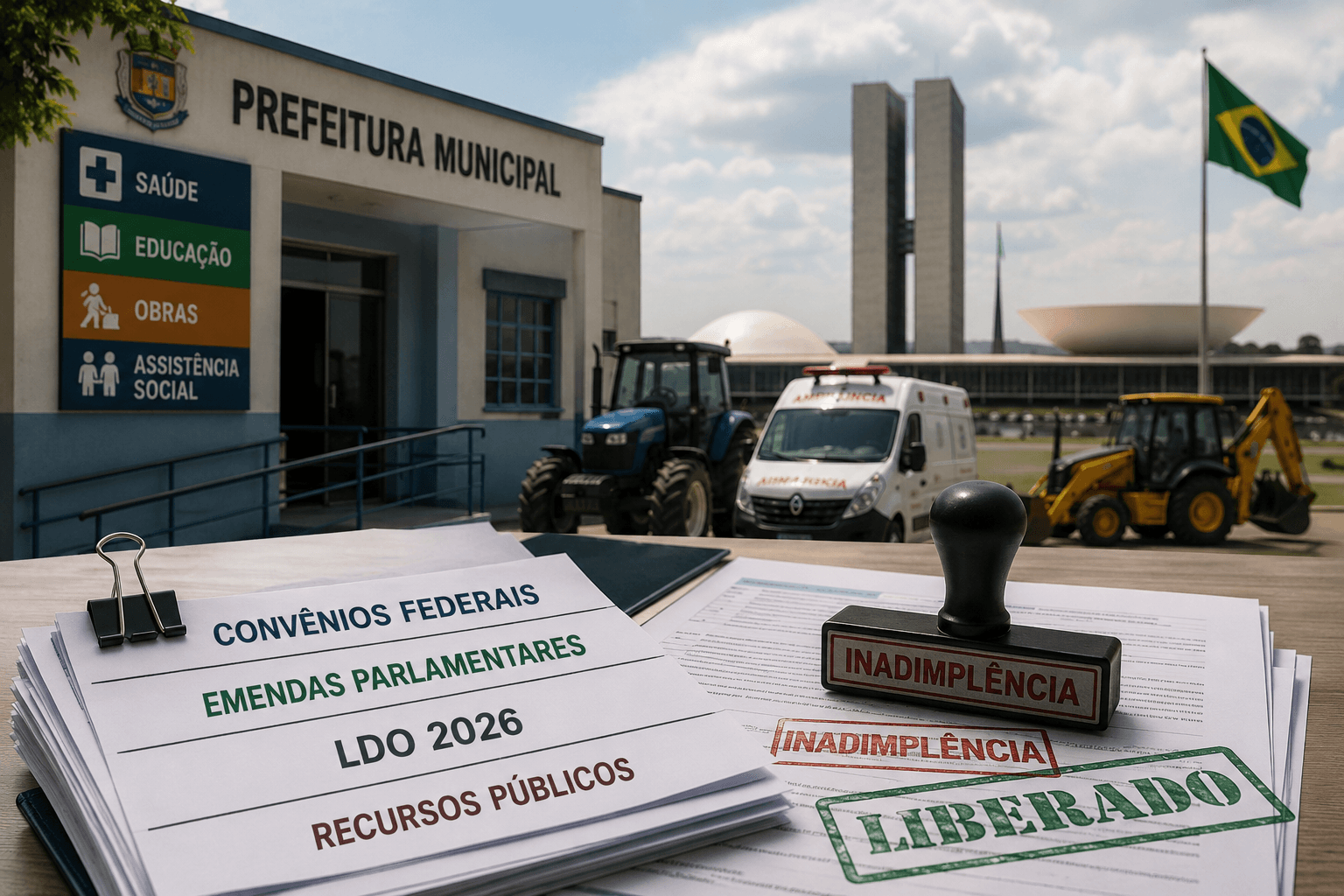 Cidades inadimplentes poderão receber verbas federais em ano de eleição