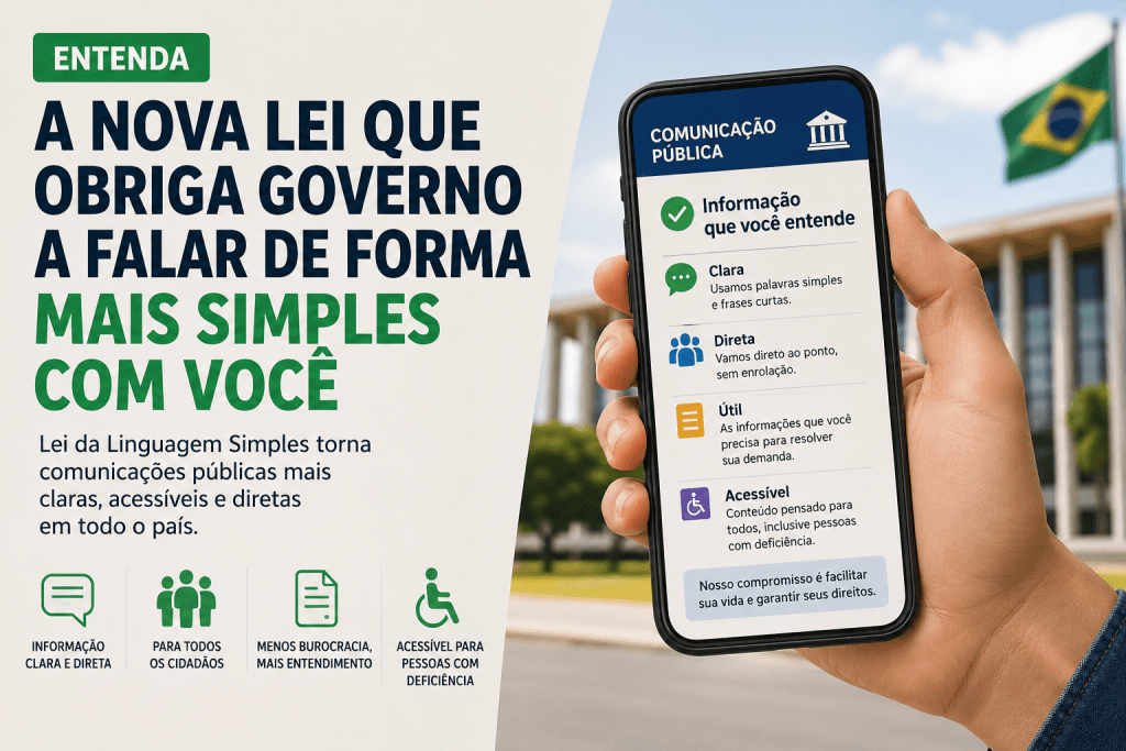 Entenda a nova lei que obriga governo a falar de forma mais simples com você