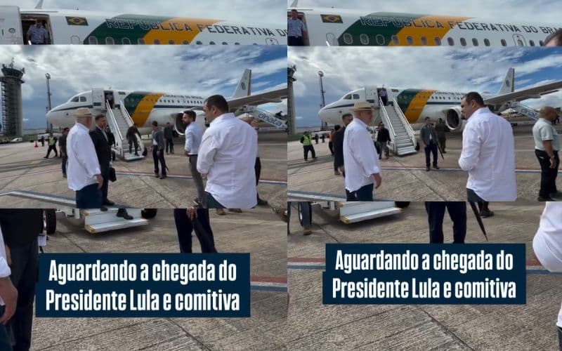 Roberto Cidade recepciona, mas não sobe em palanque de Lula em Manaus