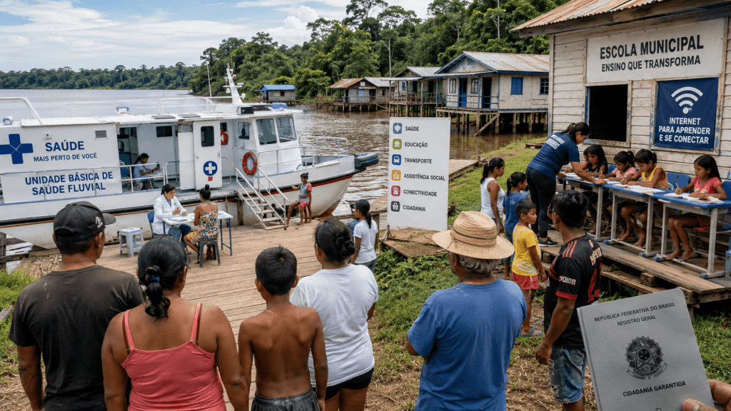 Ribeirinhos do Amazonas podem ter prioridade garantida por lei