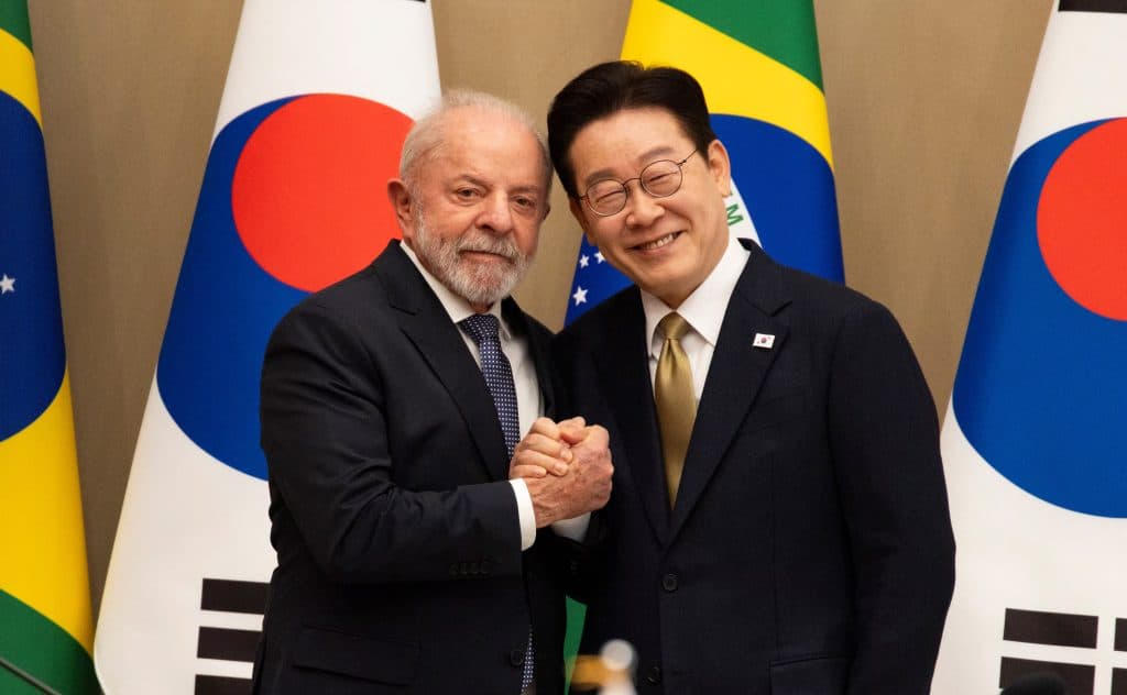 Lula recebe presidente da Coreia do Sul para tratar de acordo comercial