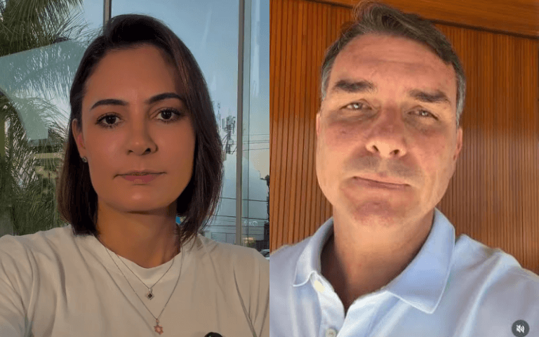 “Nosso propósito é maior”: Michelle perdoa Flávio Bolsonaro e anuncia união pela direita
