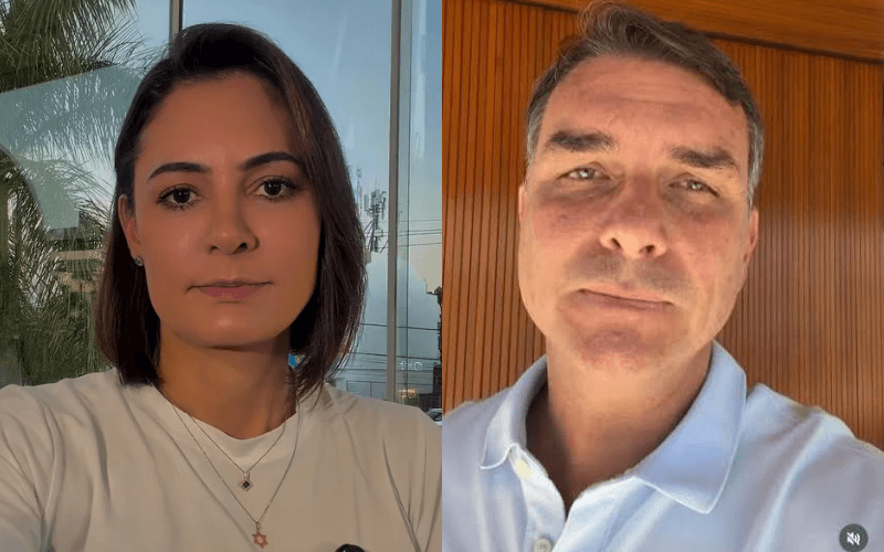 “Nosso propósito é maior”: Michelle perdoa Flávio Bolsonaro e anuncia união pela direita