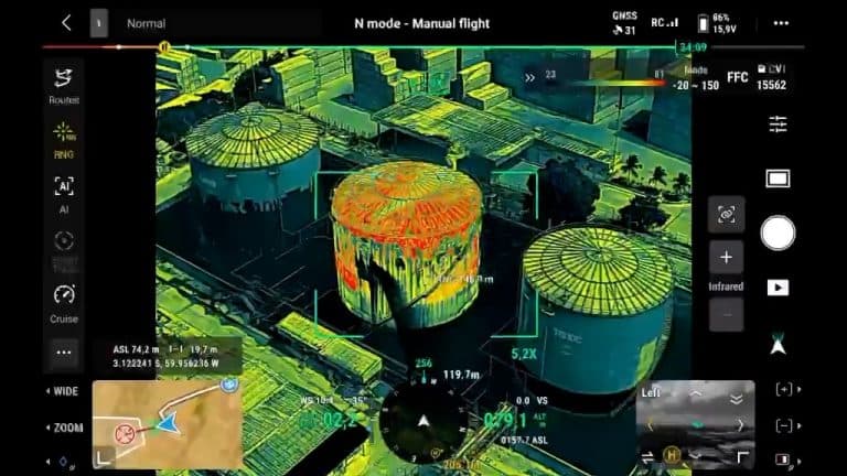 Drones detectam novas fissuras em tanque da Innova e empresa é multada em R$ 5,3 milhões em Manaus