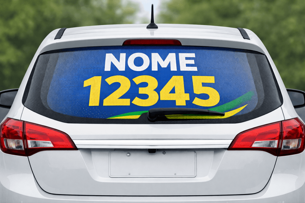 Pode colar adesivo do candidato no carro? Veja as regras da propaganda eleitoral