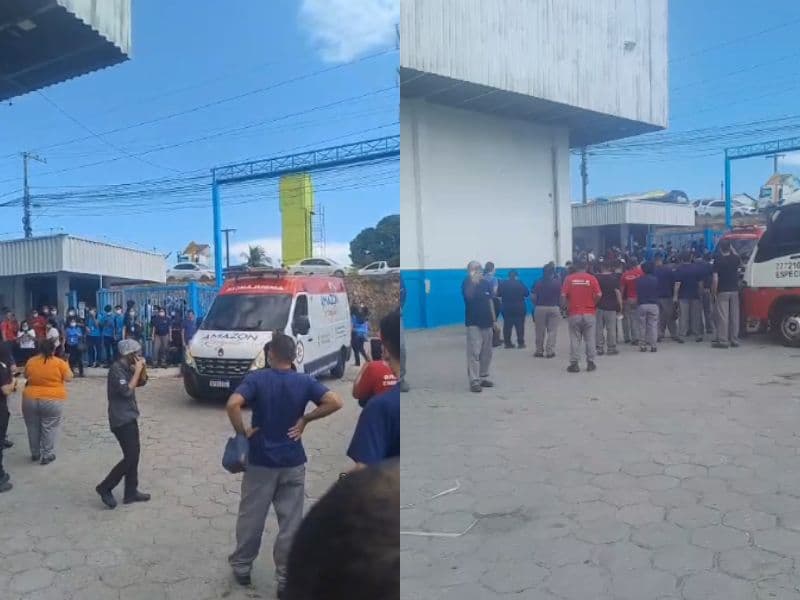 Trabalhadores do Distrito passam mal após vazamento de gás em Manaus