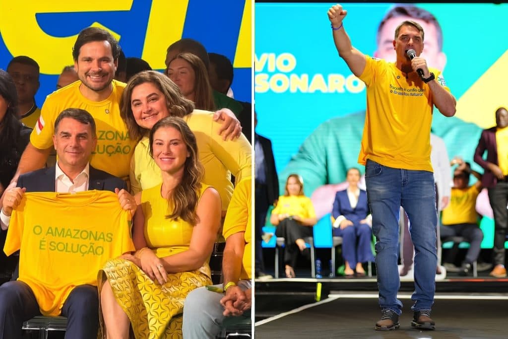 Políticos do AM reforçam apoio a Flávio Bolsonaro em convenção nacional do PL