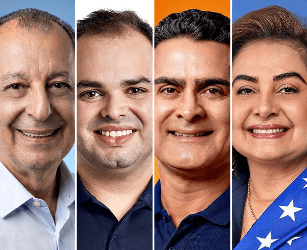 Eficaz mostra quatro candidatos ao governo do Amazonas em empate técnico