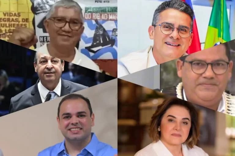 Apenas seis nomes entraram oficialmente na corrida pelo Governo do Amazonas