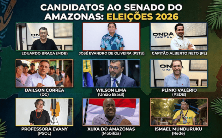 Conheça os candidatos ao Senado pelo Amazonas em 2026