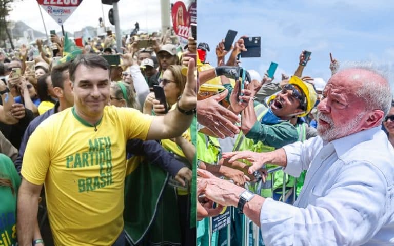 BTG/Nexus: Flávio lidera entre trabalhadores formais, Lula avança entre informais e desempregados