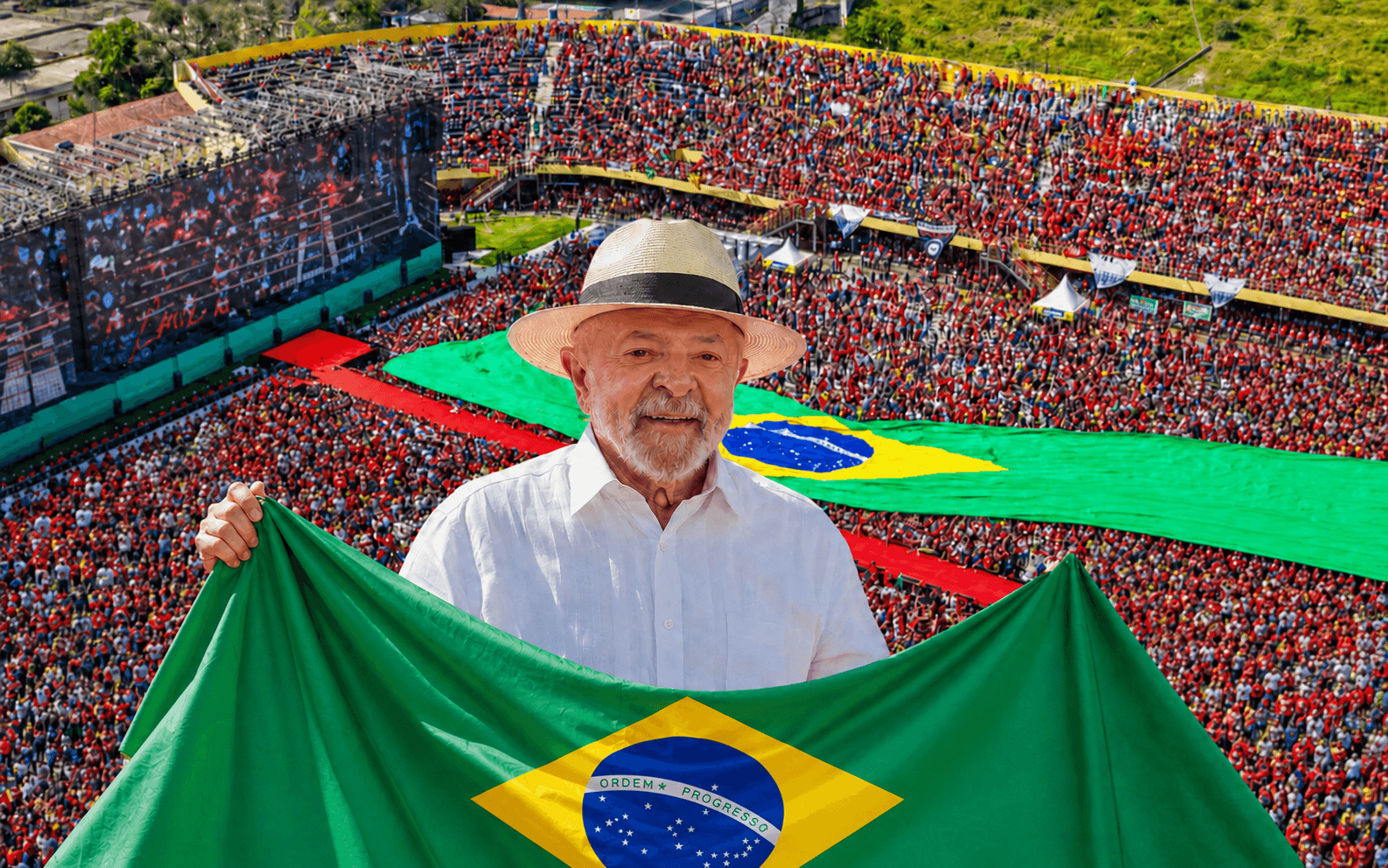 Lula leva verde e amarelo à campanha e desafia domínio simbólico da direita