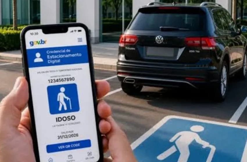 Idosos podem emitir credencial de estacionamento grátis pelo celular; saiba como