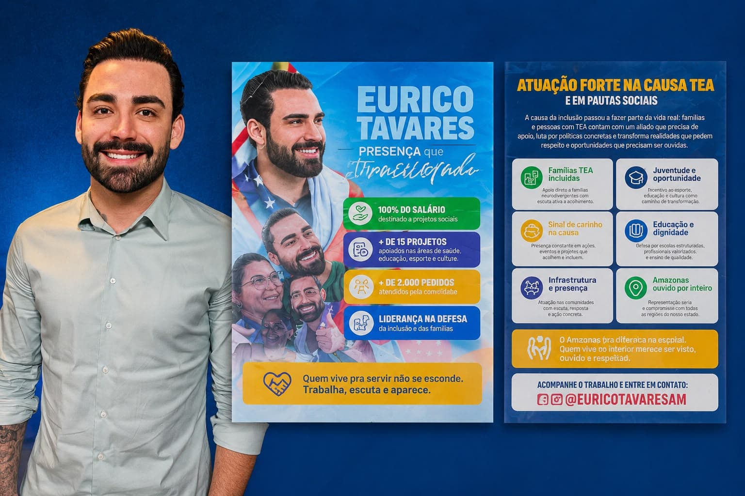 Panfleto de vereador circula em Manaus antes do início da propaganda eleitoral