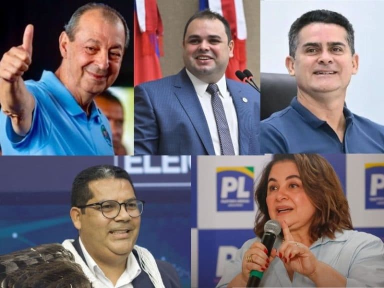 No primeiro programa, candidatos ao Governo apostam em estratégias diferentes para disputar o eleitor do Amazonas
