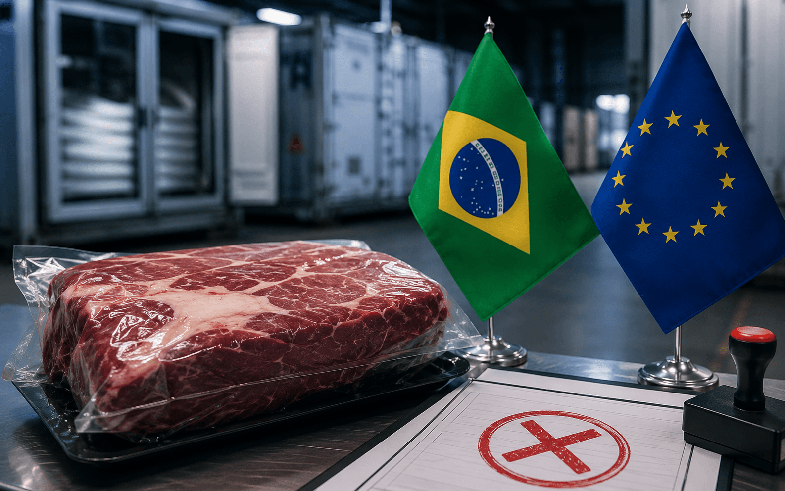 União Europeia suspende importação de carnes brasileiras a partir de quinta-feira (3)