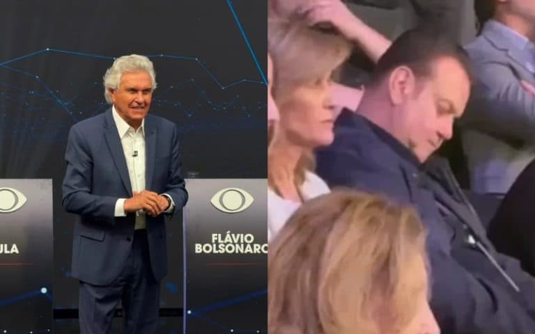 Caiado reage após vice cochilar em debate: “dormir tranquilo igual ao Kassab”
