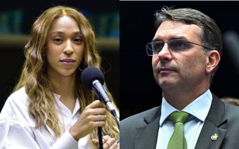 Erika Hilton desafia Flávio Bolsonaro para debate sobre o fim da escala 6×1