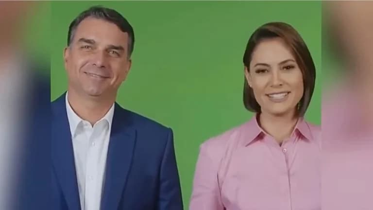 Michelle e Flávio publicam primeiro vídeo de campanha juntos após crise