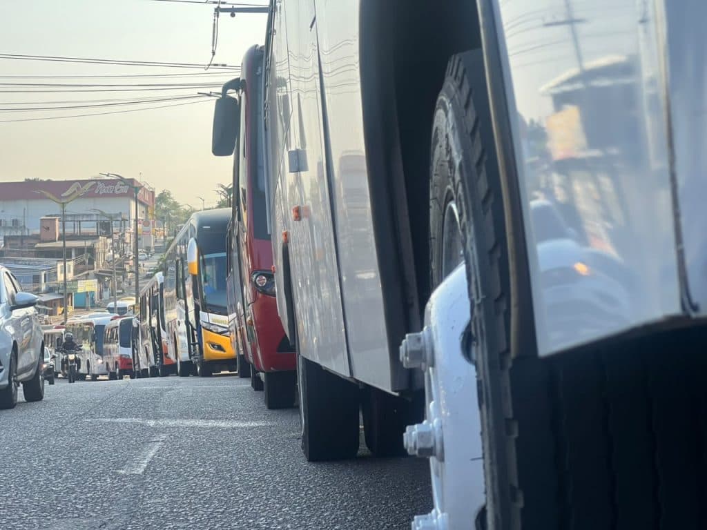 Greve do transporte especial: direito a almoço é uma das principais reivindicações