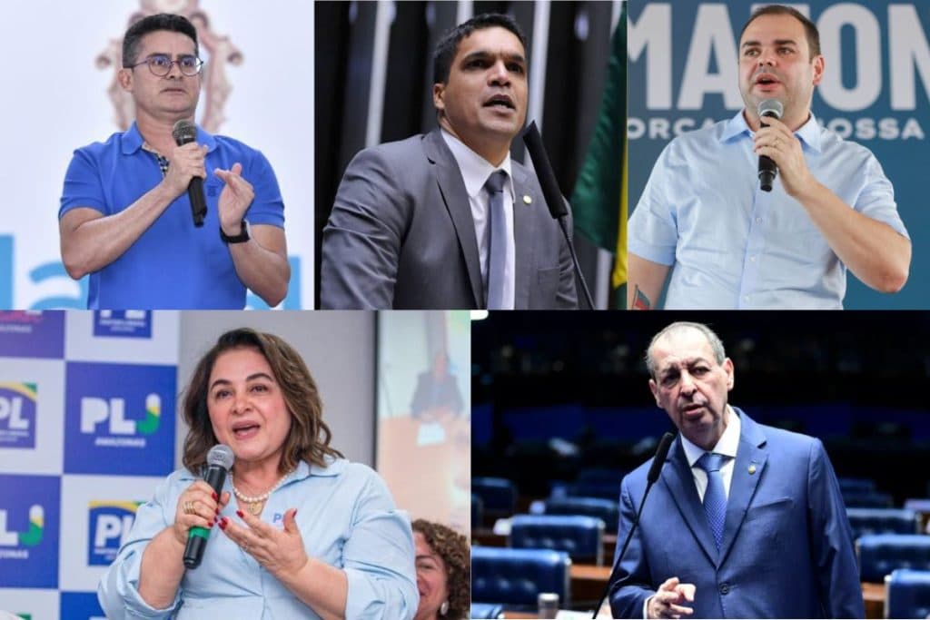 Veja em quais grupos os candidatos ao governo do Amazonas têm mais votos