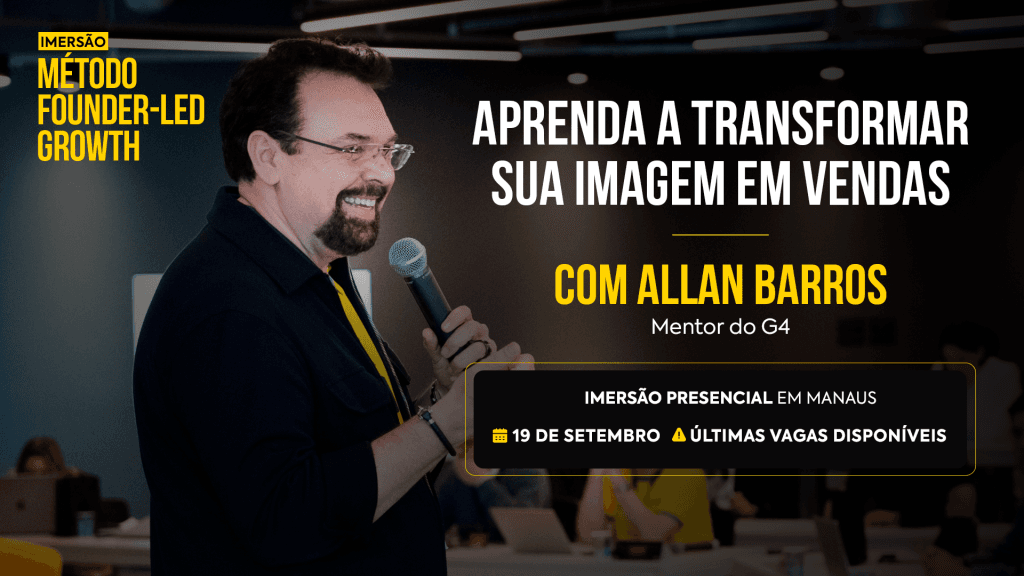 ‘Founder-Led Growth”: Allan Barros explica “autoridade do Fundador” em evento em Manaus