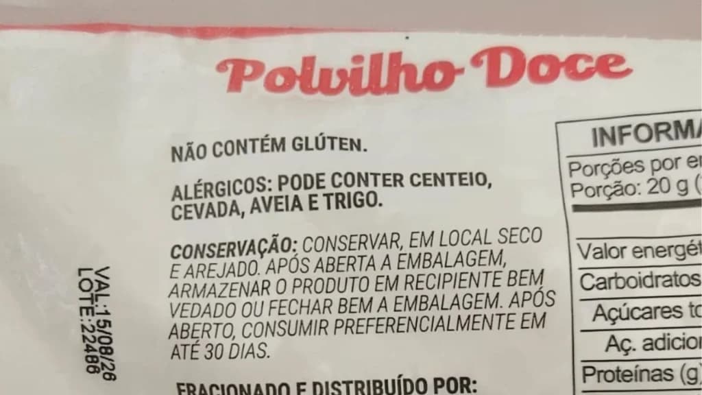 Aviso “contém glúten” pode mudar; STJ analisa nova regra para embalagens