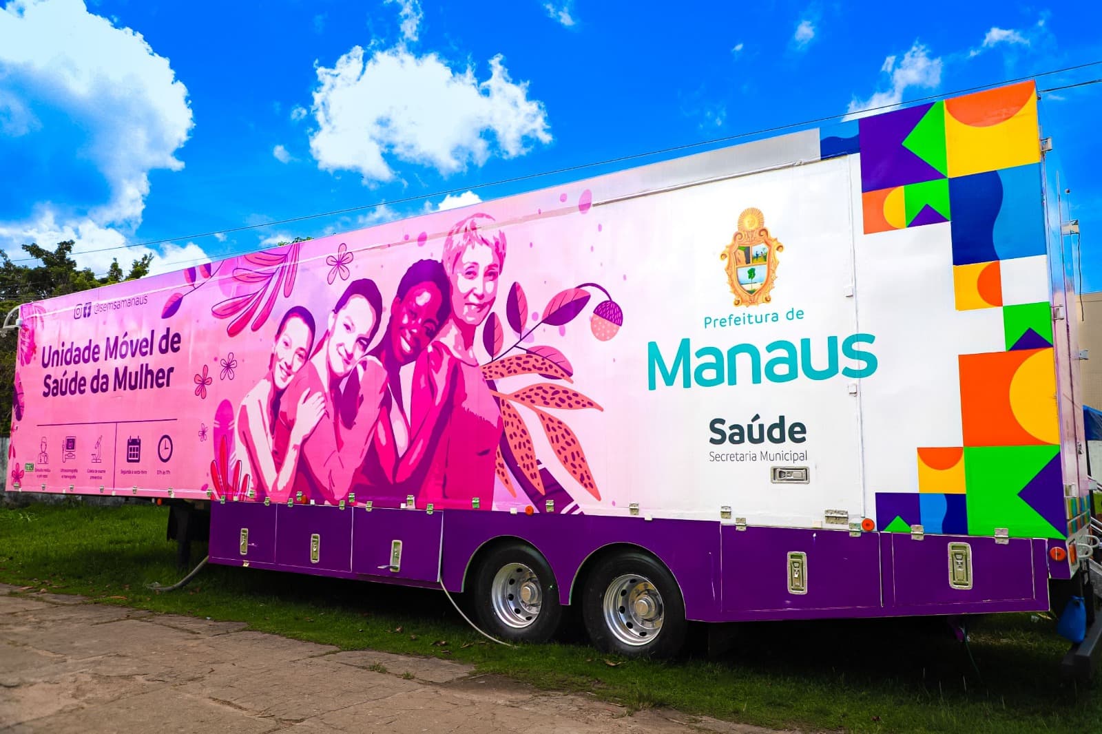 Unidades móveis oferecem consultas para mulheres após feriadão em Manaus; confira os locais
