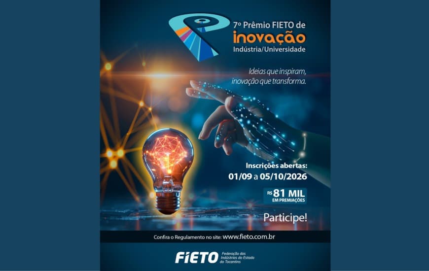 Fieto abre inscrições para prêmio de inovação com R$ 81 mil em premiações