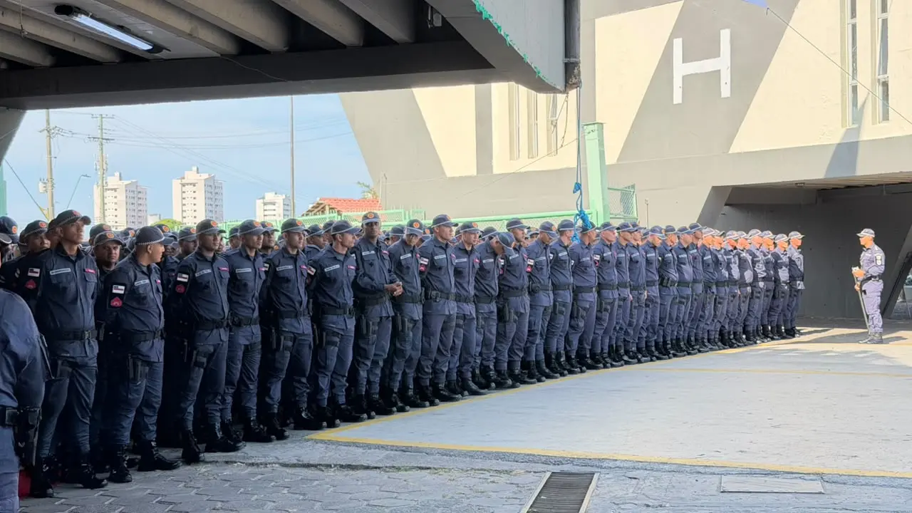Mais de 500 policiais militares são incorporados à segurança no Amazonas