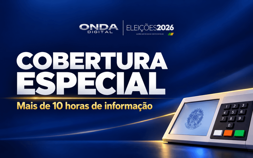 Eleições 2026: Rede Onda Digital terá mais de 10 horas de cobertura ao vivo e multiplataforma