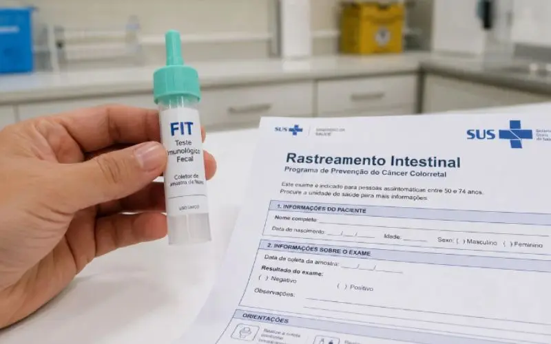 Novo teste para câncer de intestino chega ao SUS